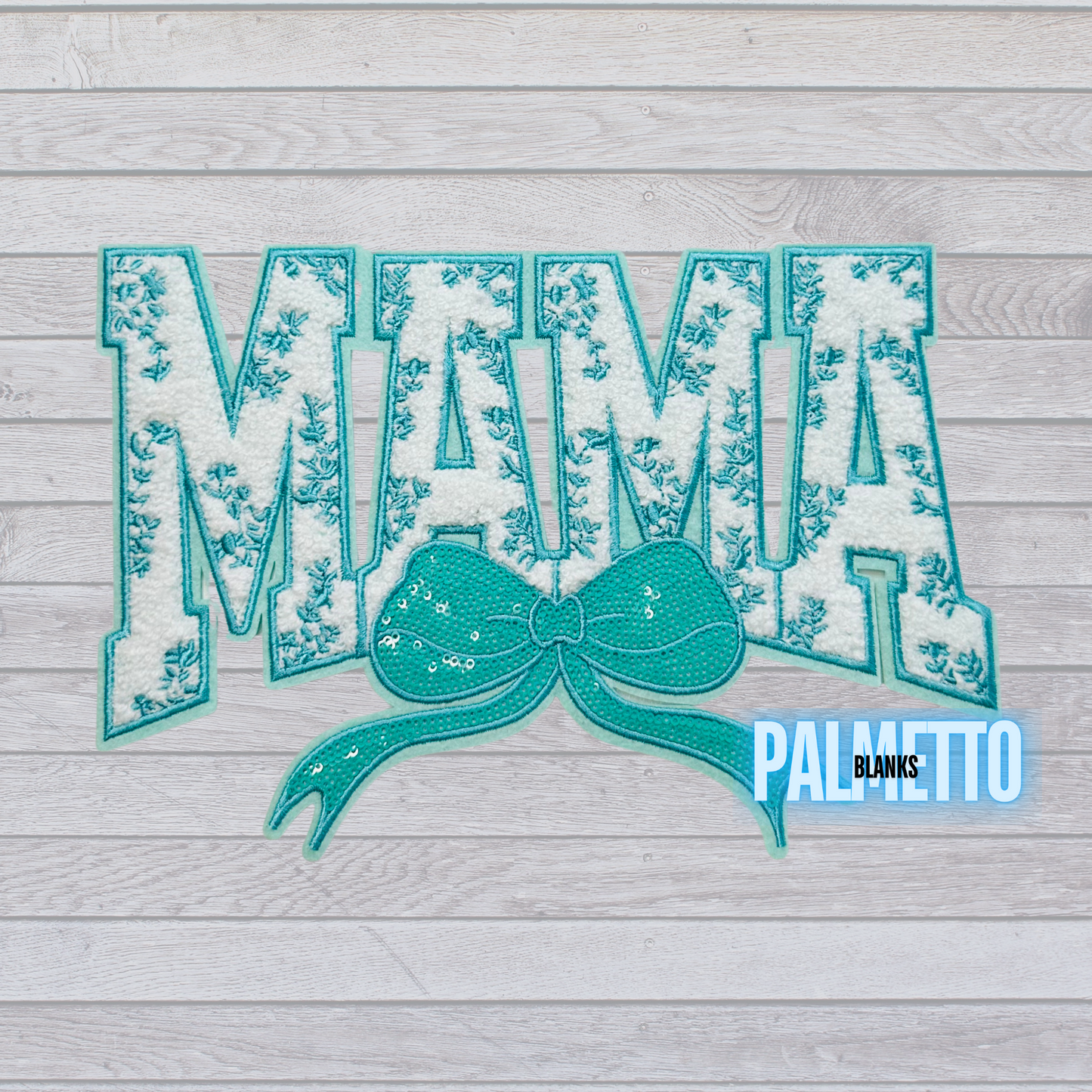 Mama Bow - Chenille/Sequin Patch