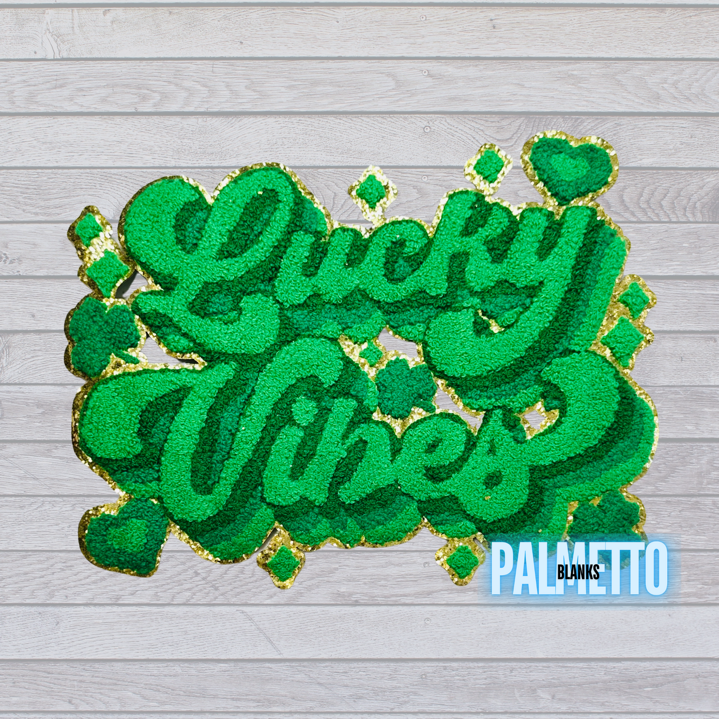 Lucky Vibes Chenille Patch