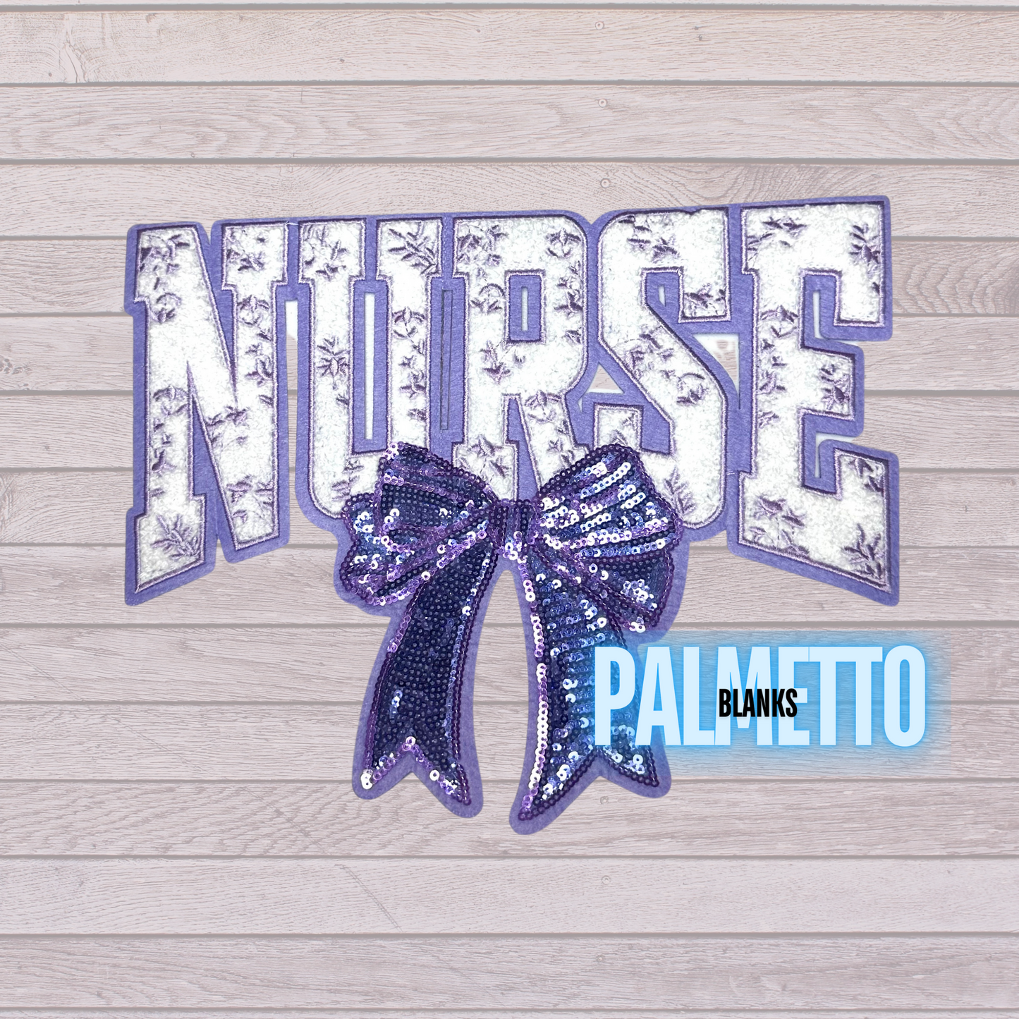 Nurse Bow Chenille Patch