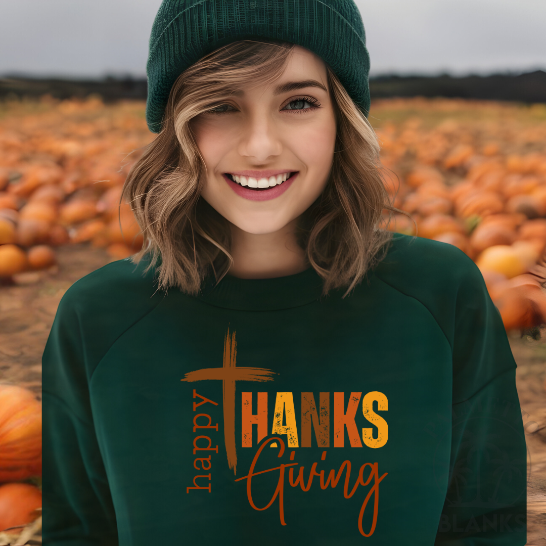 Happy Thanksgiving -  Full Color Transfer