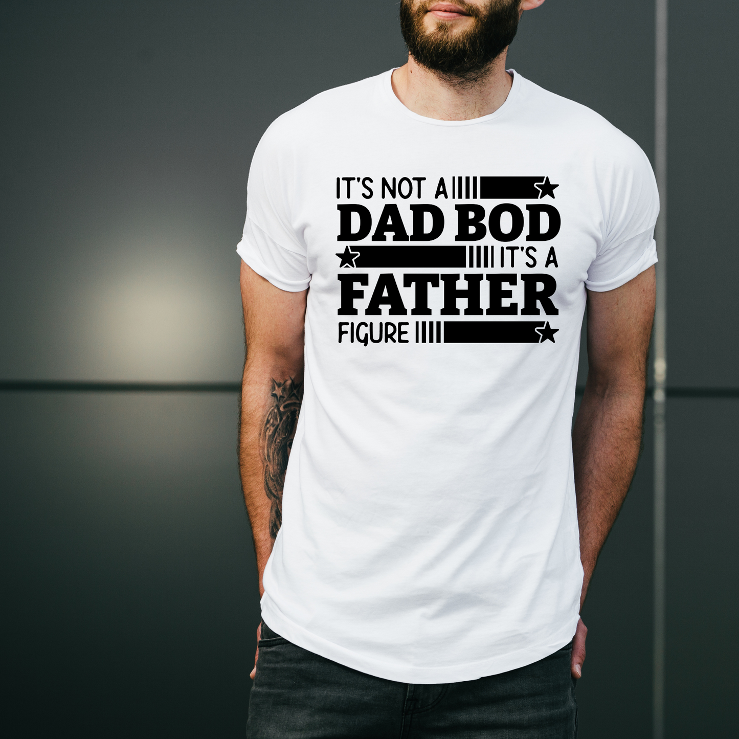 Dad Bod - Father Figure Screen Print Transfer