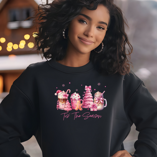 Tis The Season (Pink) -  Full Color Transfer
