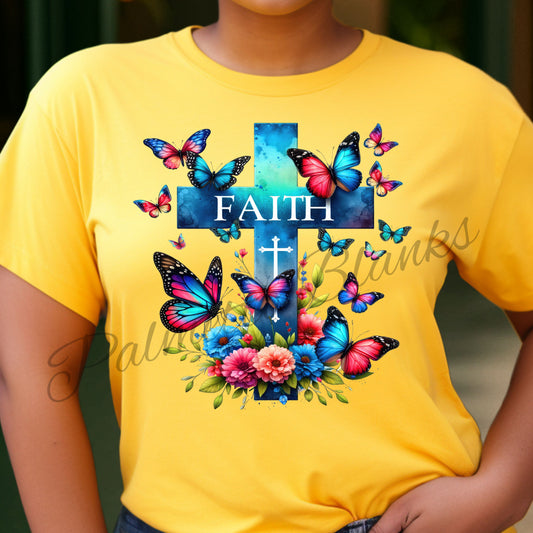 Faith Colorful Butterfly