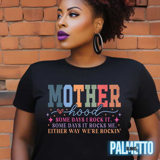 Mother Hood Rockin - Full Color Transfer