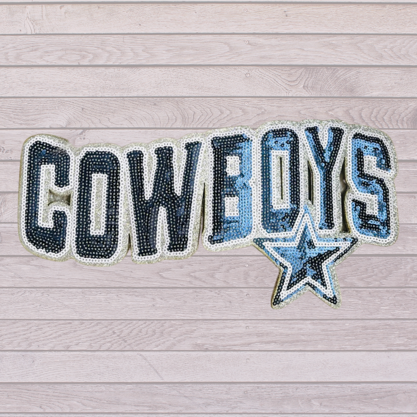 Cowboys Sequin Patch