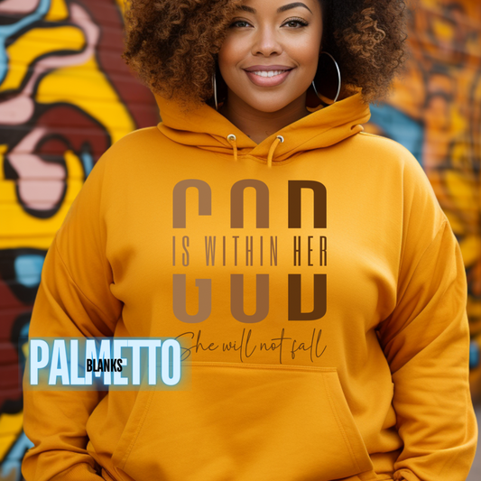 God is Within Her - Full Color Transfer