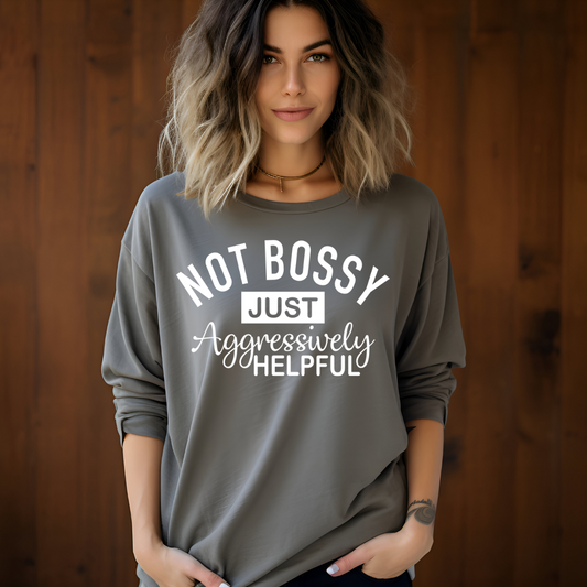 Not Bossy Screen Print Transfer