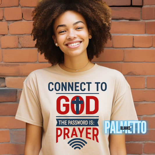 Connect to God - Full Color Transfer