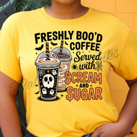 Freshly Boo’d Coffee - Full Color Transfer