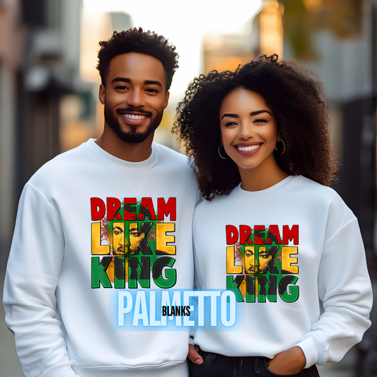 Dream Like King  - Full Color Screen Print Transfer