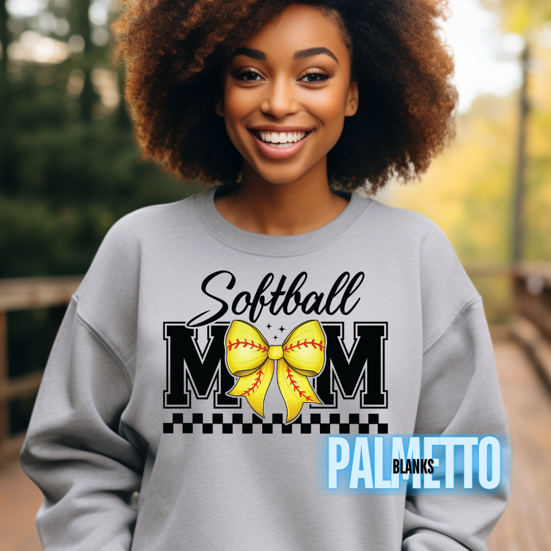 Softball Mom -  Full Color Screen Print Transfer