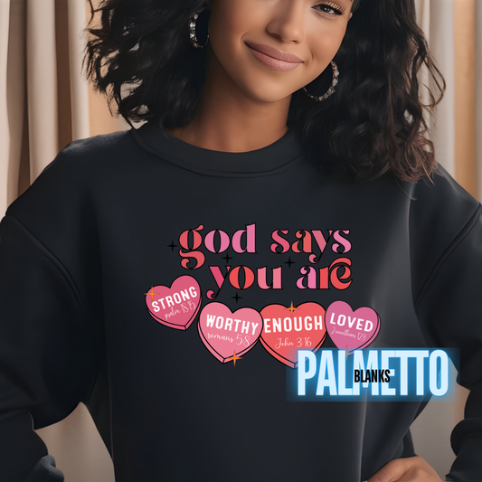 God Say -Vday  - Full Color Transfer