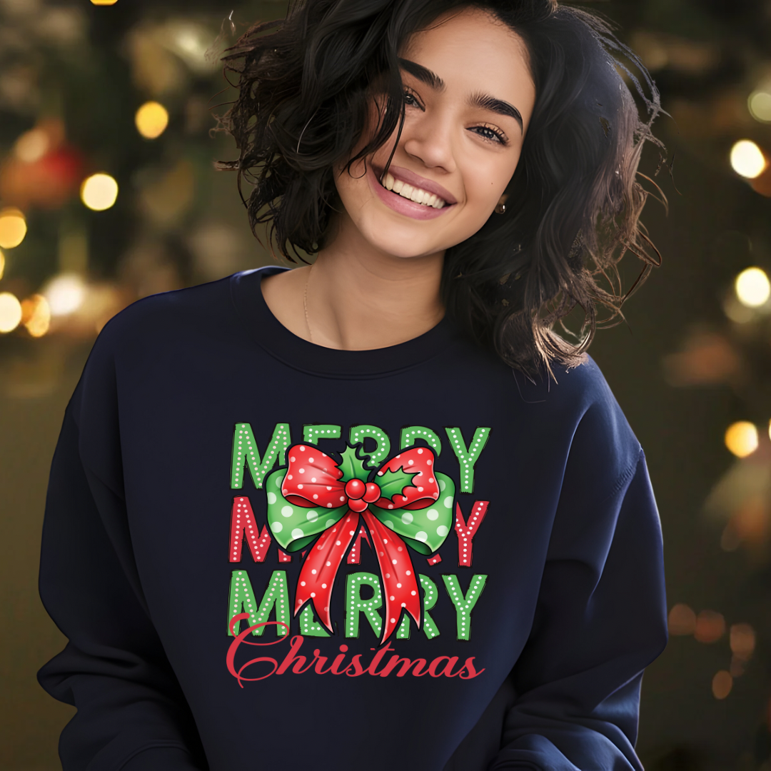 Merry Christmas -  Full Color Transfer