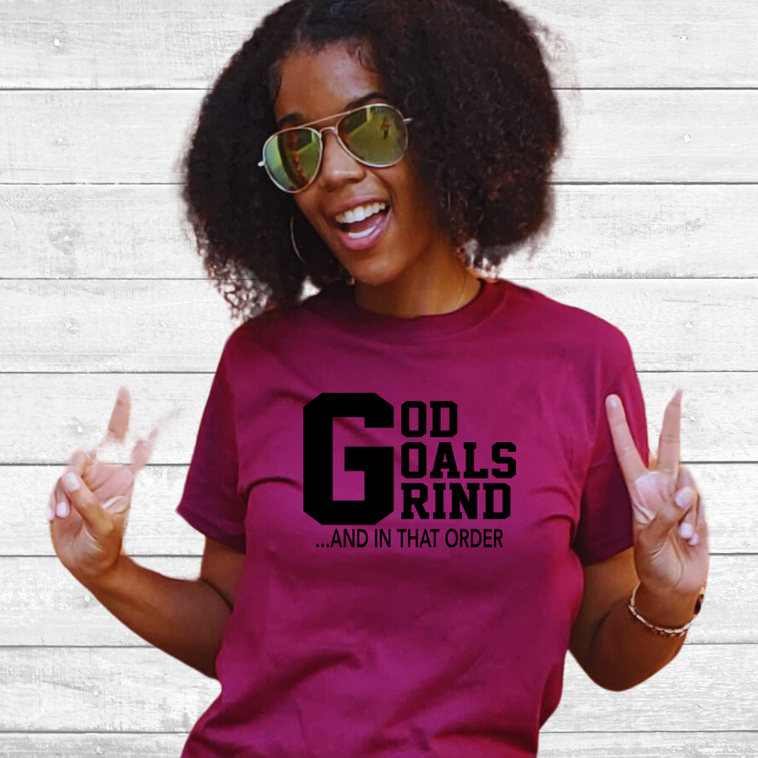 God Goals Grind Screen Print Transfer