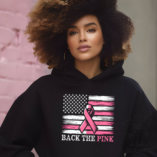 Back The Pink -  Full Color Transfer