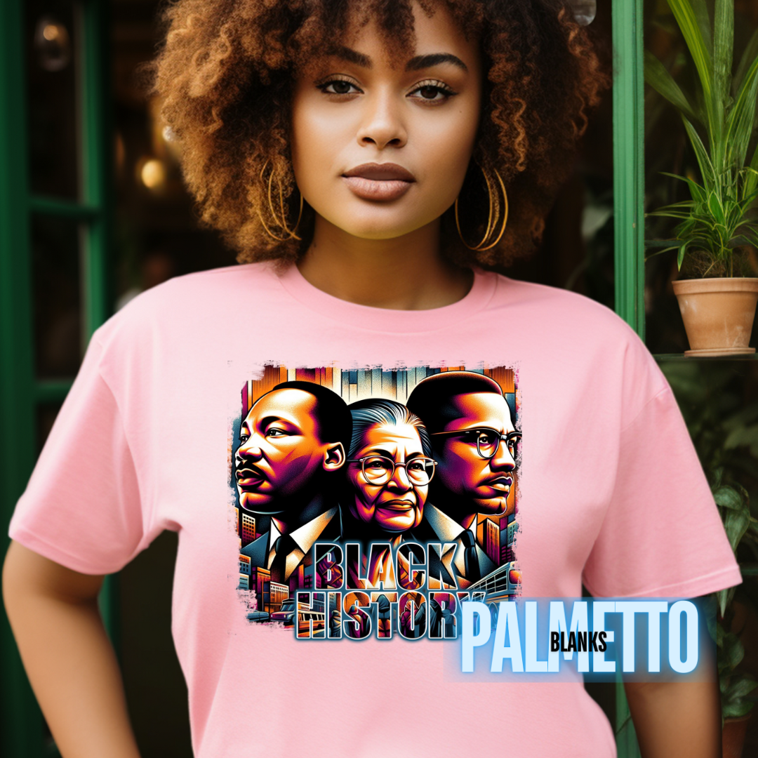 Civil Rights Icons  - Full Color Screen Print Transfer